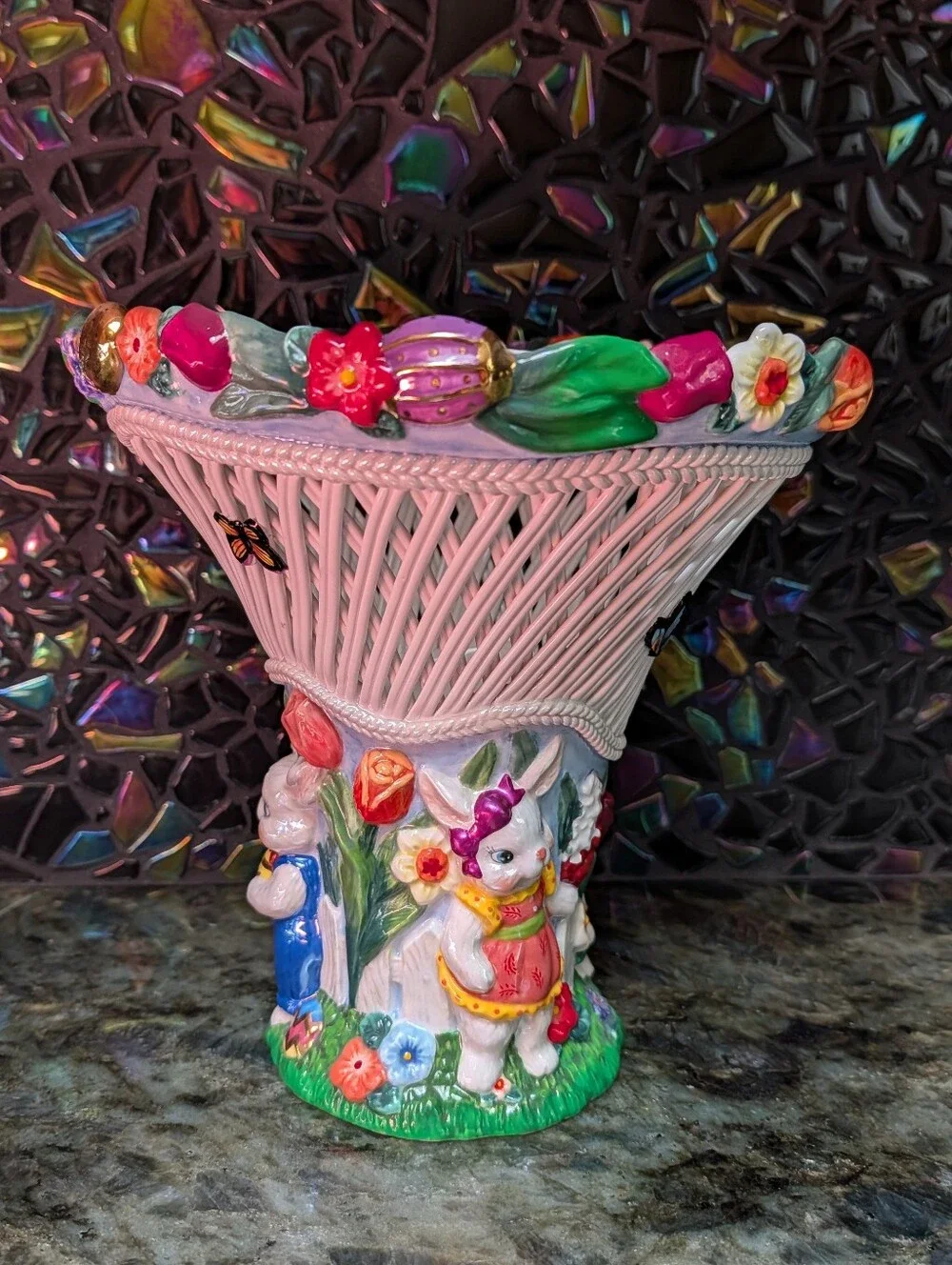 vintage CHRISTOPHER RADKO dapper hare vase